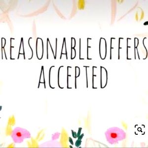 All Reasonable Offers Welcome🦋💖